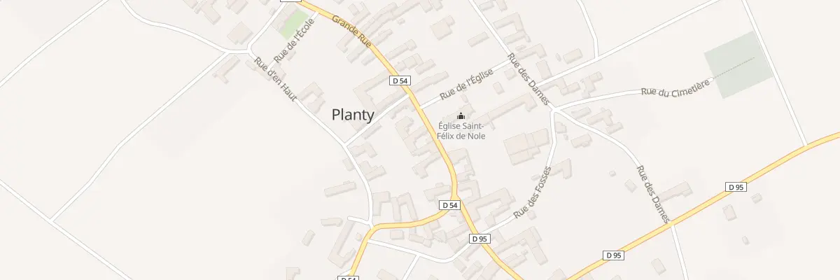 Plan du 15 Gr Grande Rue à Planty