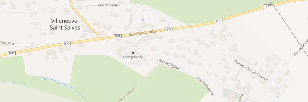 Plan du 9 Rue de l’Eglise à Villeneuve-Saint-Salves