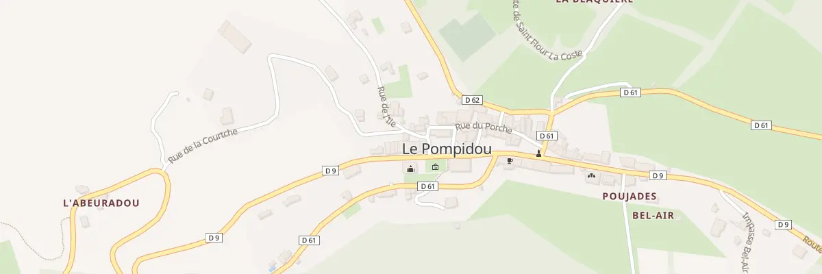 Plan du 5023 Le Pompidou Village au Pompidou