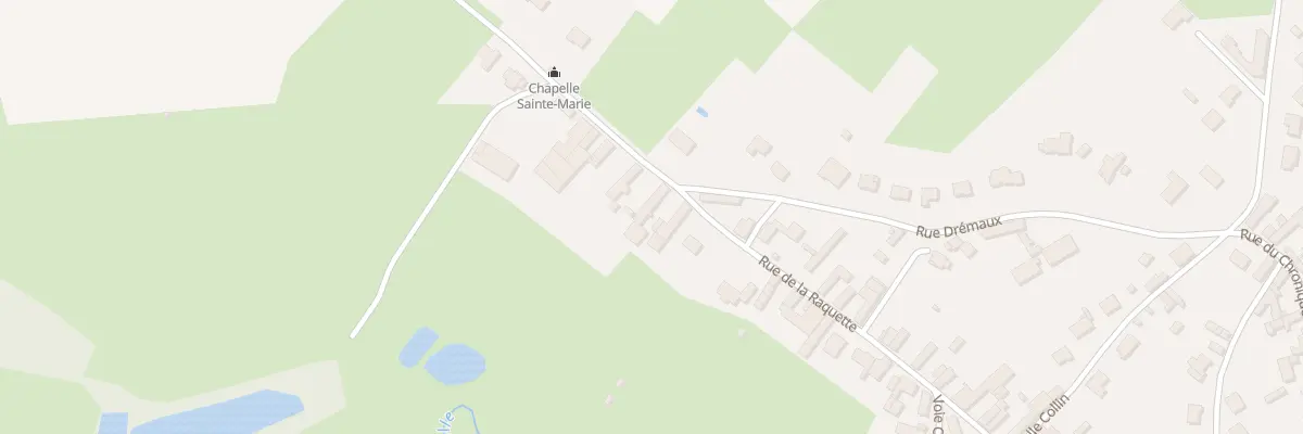 Plan du 25 Rue de la Raquette à Wargnies-le-Grand