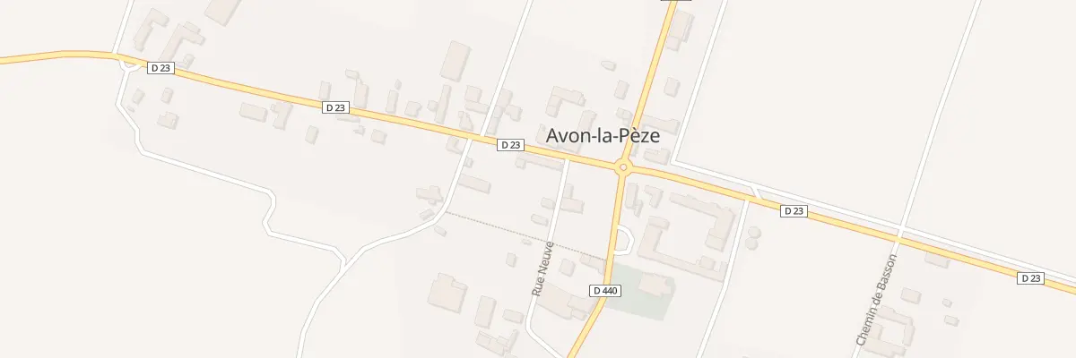 Plan du 2 Rue Neuve à Avon-la-Pèze
