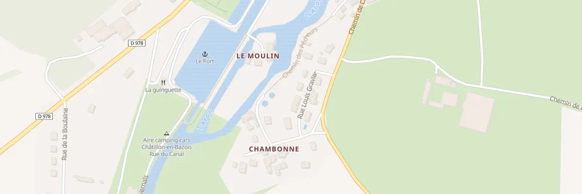 Plan du 100 Rue Louis Gravier à Châtillon-en-Bazois