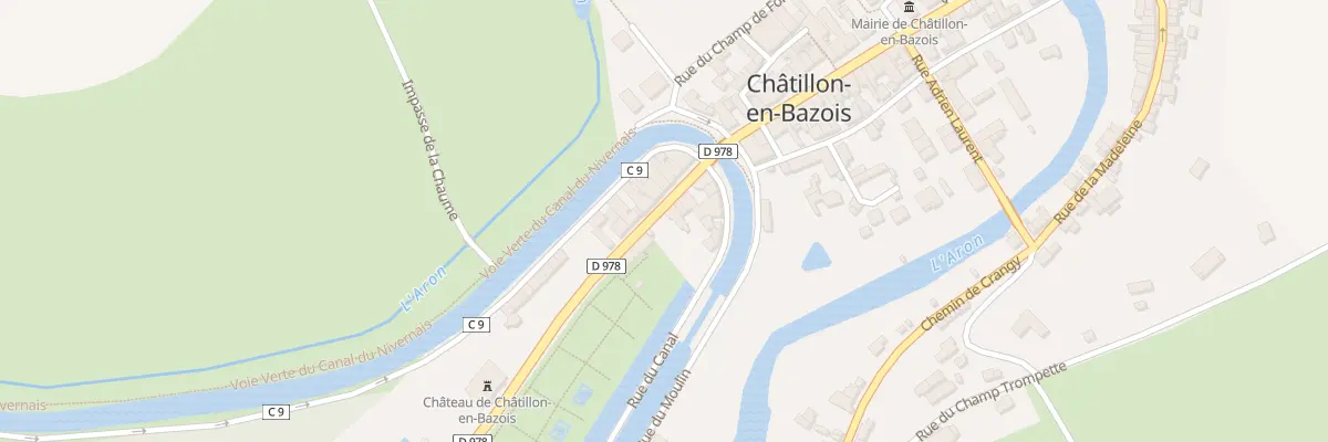 Plan du 6 Rue Sankt Goar à Châtillon-en-Bazois