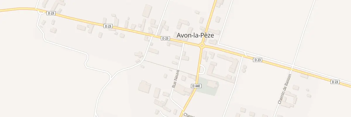 Plan du 6 Rue Neuve à Avon-la-Pèze