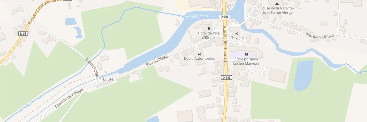 Plan du 125 Rue de l’Oise à Étreux