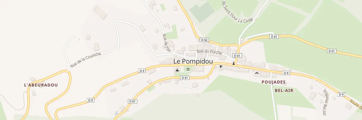 Plan du 5025 Le Pompidou Village au Pompidou