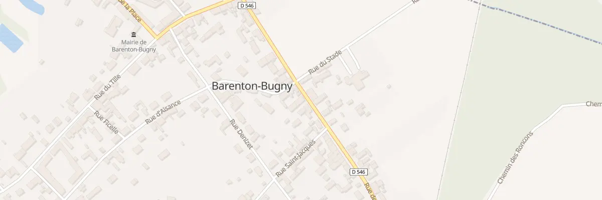 Plan du 18 Rue de la Gare à Barenton-Bugny