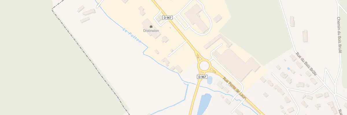 Plan du 81 Rue Porte de Laon à Bruyères-et-Montbérault