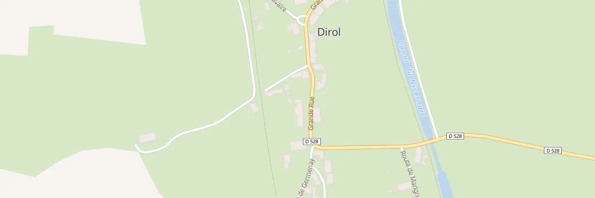 Plan du 30 Grande Rue à Dirol