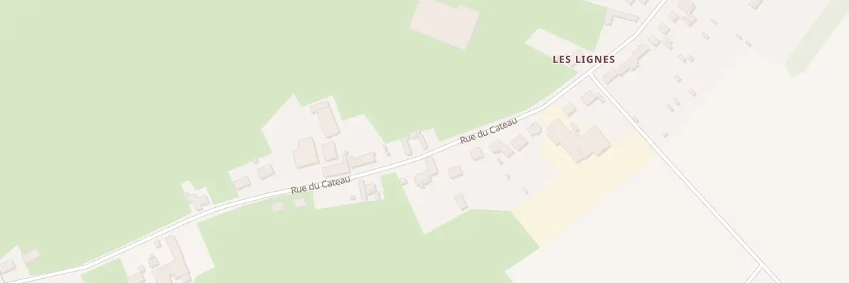 Plan du 38 Rue du Cateau à Fontaine-au-Bois