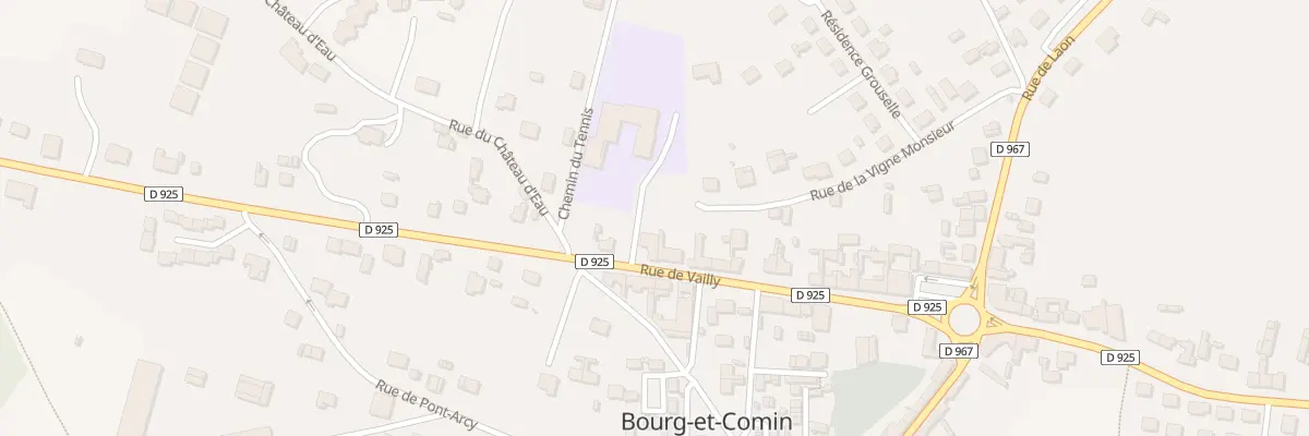 Plan du 23B Rue de Vailly à Bourg-et-Comin