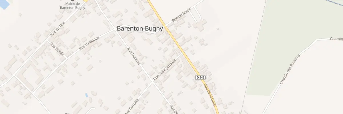 Plan du 7 Rue St Jacques à Barenton-Bugny
