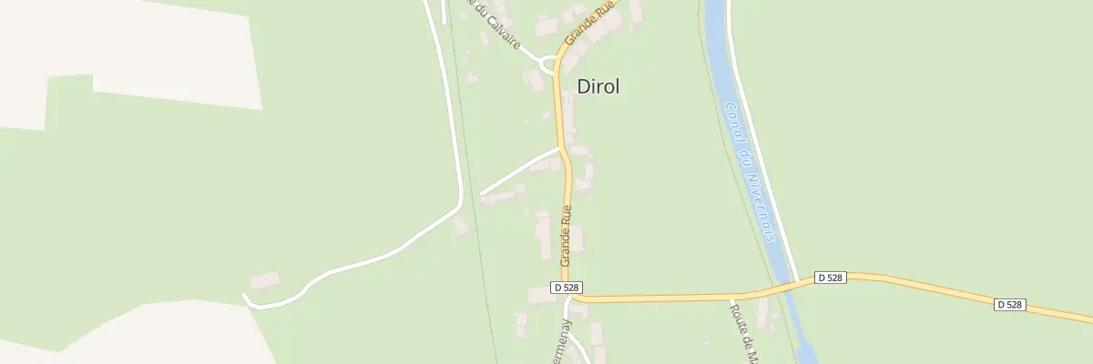 Plan du 28 Grande Rue à Dirol