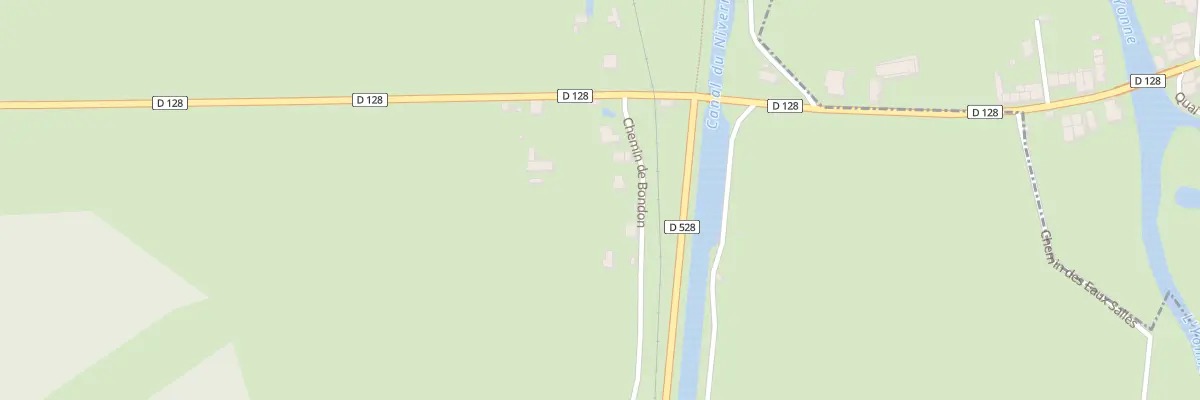 Plan du 2 Che du Bondon à Dirol