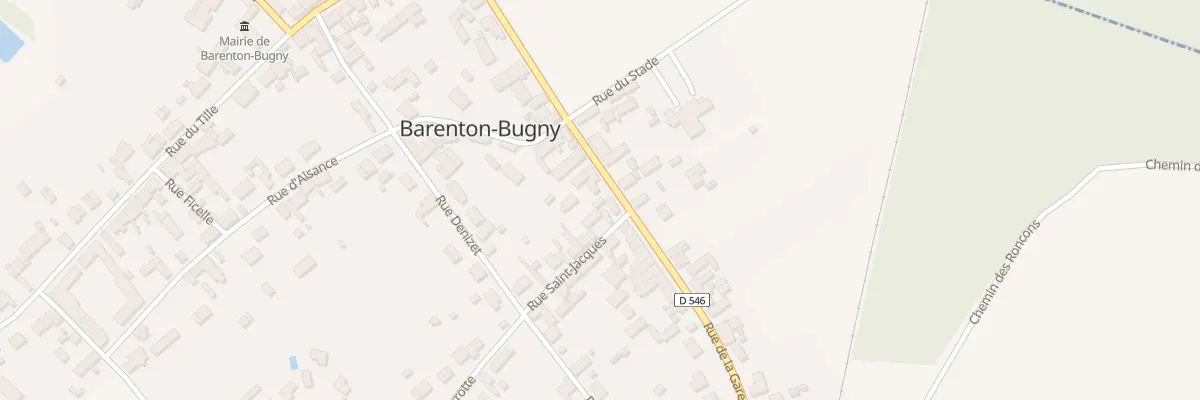 Plan du 22 Rue de la Gare à Barenton-Bugny