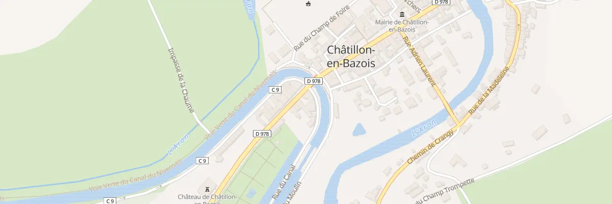 Plan du 2 Rue Sankt Goar à Châtillon-en-Bazois