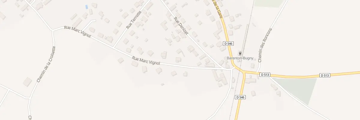 Plan du 4 Rue Marc Vignol à Barenton-Bugny