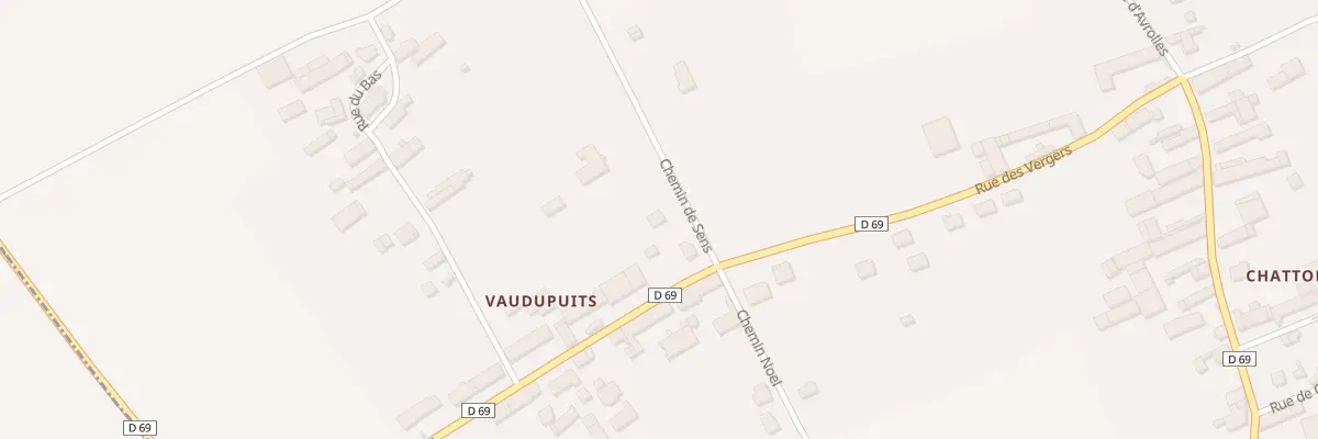Plan du 4 Che de Sens à Champlost