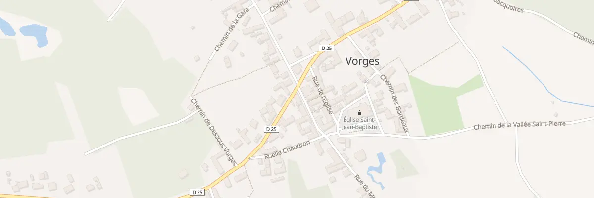 Plan du 2 Rue du Mont à Vorges