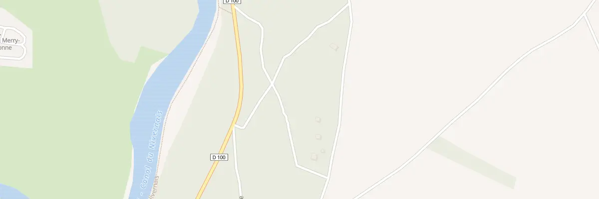 Plan du 268 Cote du Saussois à Merry-sur-Yonne