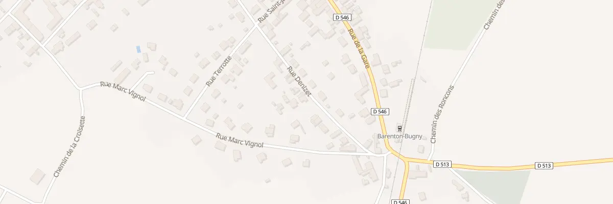 Plan du 18 Rue Denizet à Barenton-Bugny
