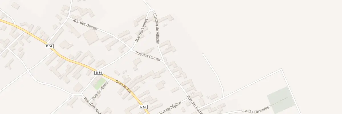 Plan du 34 Rue des Dames à Planty