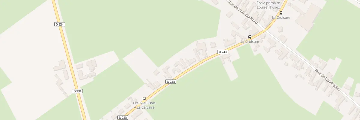 Plan du 28 Rue de Robersart à Preux-au-Bois