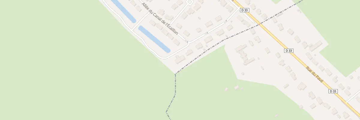 Plan du 22 All du Canal de l’Ecaillon au Quesnoy