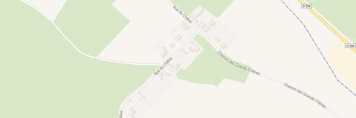 Plan du 76 Rue du Chene à Fontaine-au-Bois
