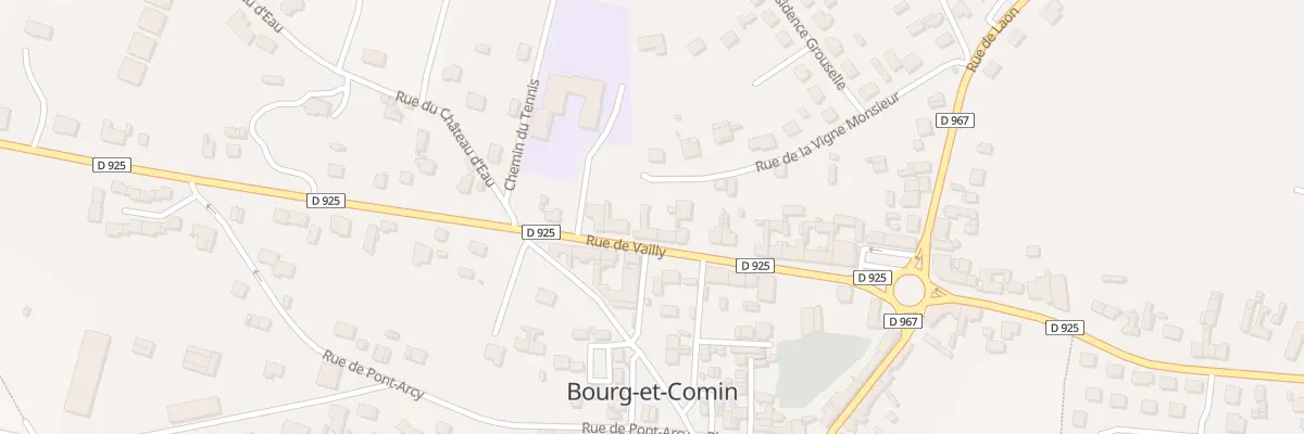 Plan du 21 Rue de Vailly à Bourg-et-Comin