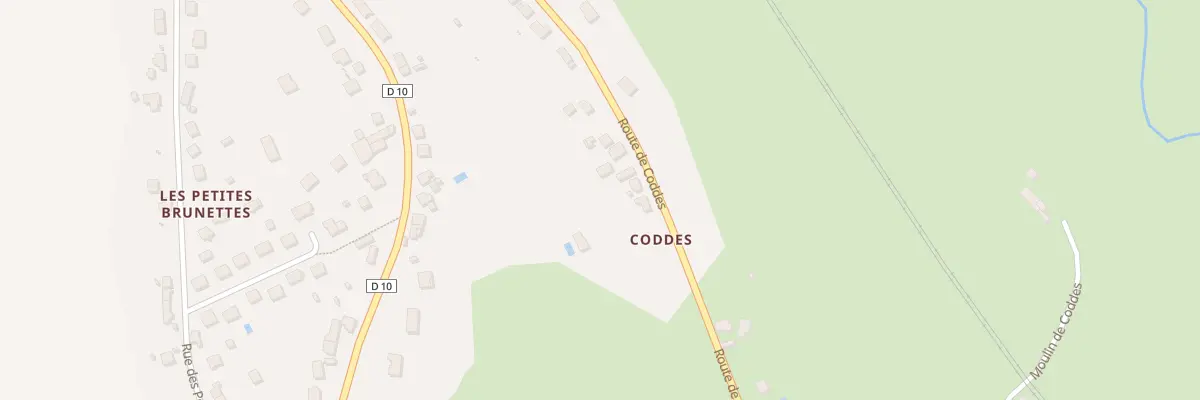 Plan du 22 Rte de Coddes à Cercy-la-Tour
