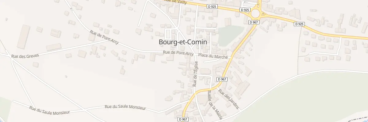 Plan du 14B Rue de l’Eglise à Bourg-et-Comin