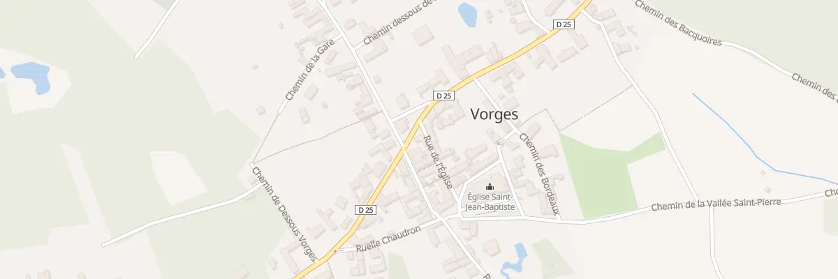 Plan du 1 Rue du Mont à Vorges