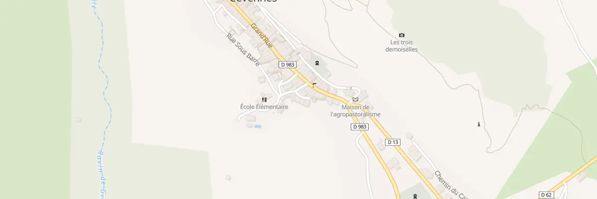 Plan du 5095 Pl des Ecoles à Barre-des-Cévennes
