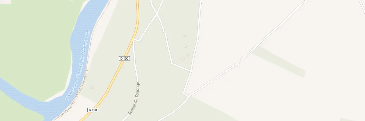 Plan du 221 Cote du Saussois à Merry-sur-Yonne