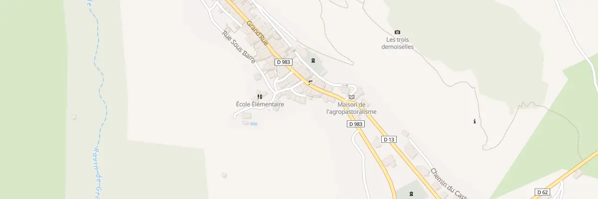 Plan du 5096 Pl des Ecoles à Barre-des-Cévennes