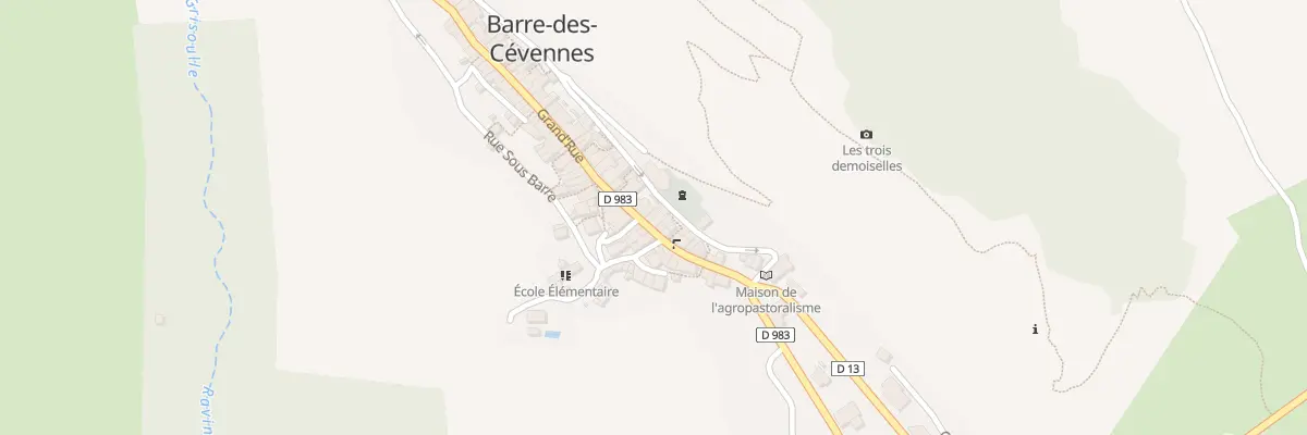Plan du 5155B Rue de l’Église à Barre-des-Cévennes
