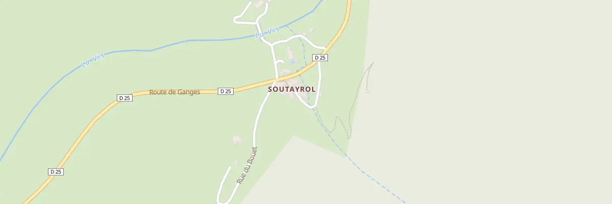 Plan du 5012 Souteyrols à Gorniès