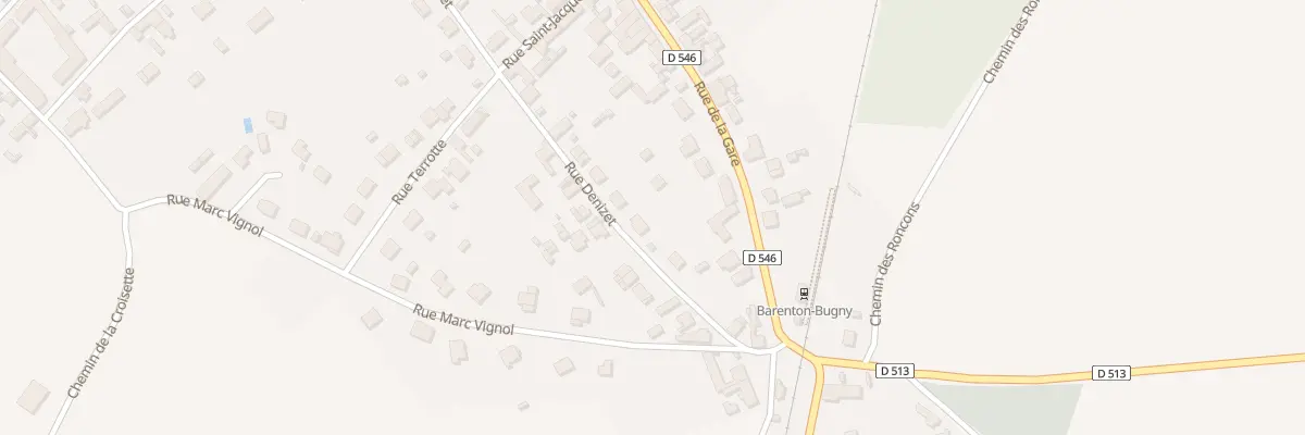 Plan du 31 Rue Denizet à Barenton-Bugny