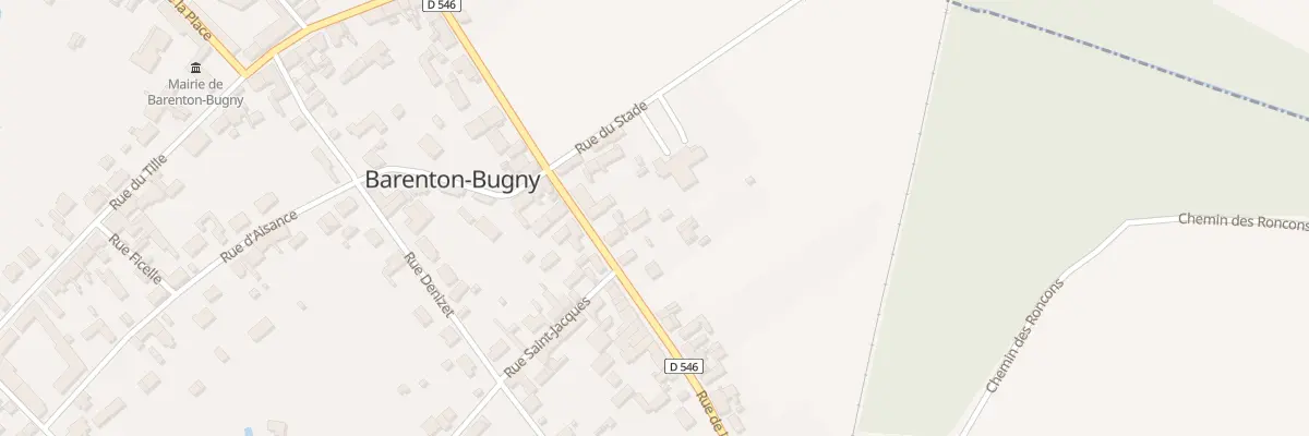 Plan du 19 Rue de la Gare à Barenton-Bugny