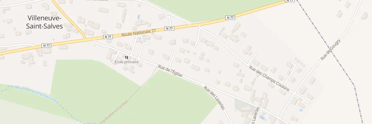 Plan du 13 Rue de l’Eglise à Villeneuve-Saint-Salves