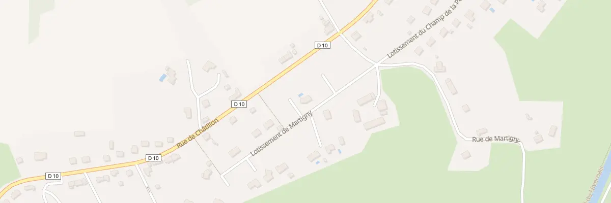 Plan du 13 Lotissement de Martigny à Cercy-la-Tour