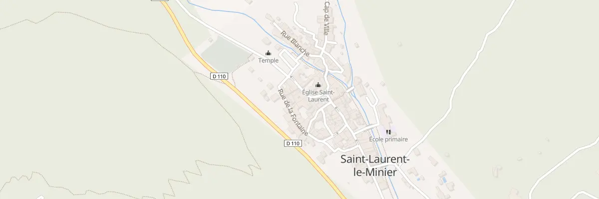 Plan du 6 Rue des Maquisards à Saint-Laurent-le-Minier