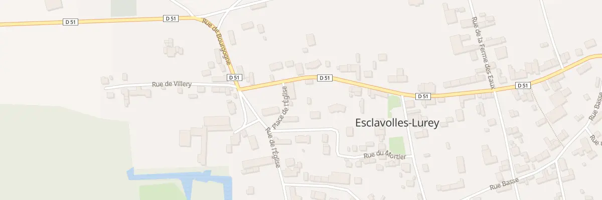 Plan du 3 Rue de l’Eglise à Esclavolles-Lurey