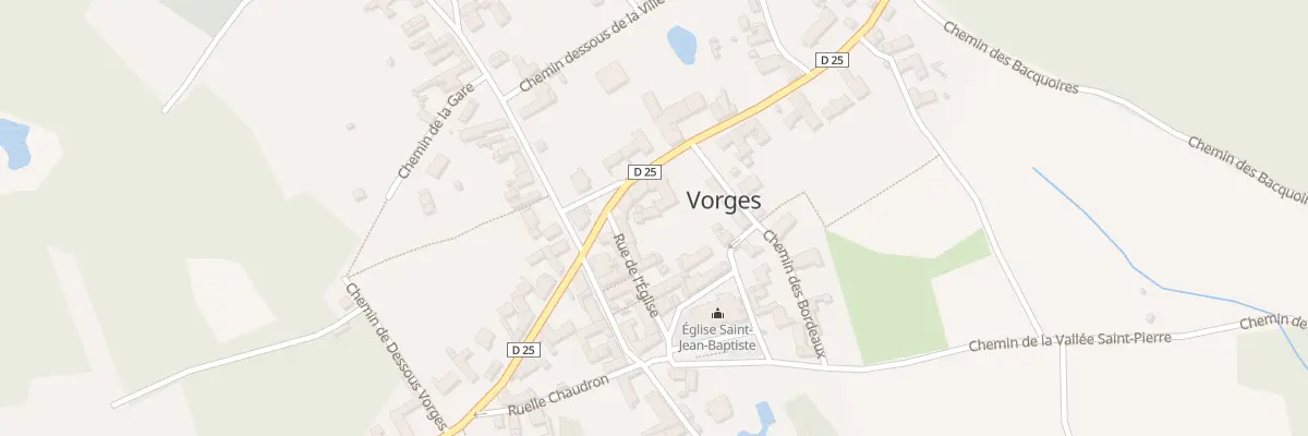 Plan du 9 Rue du Docteur Ernest Ganault à Vorges