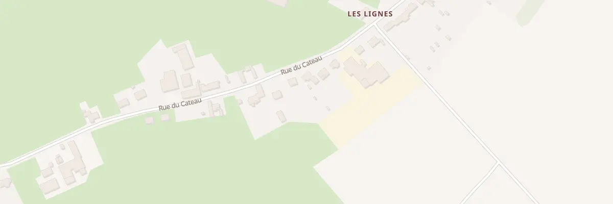 Plan du 35 Rue du Cateau à Fontaine-au-Bois