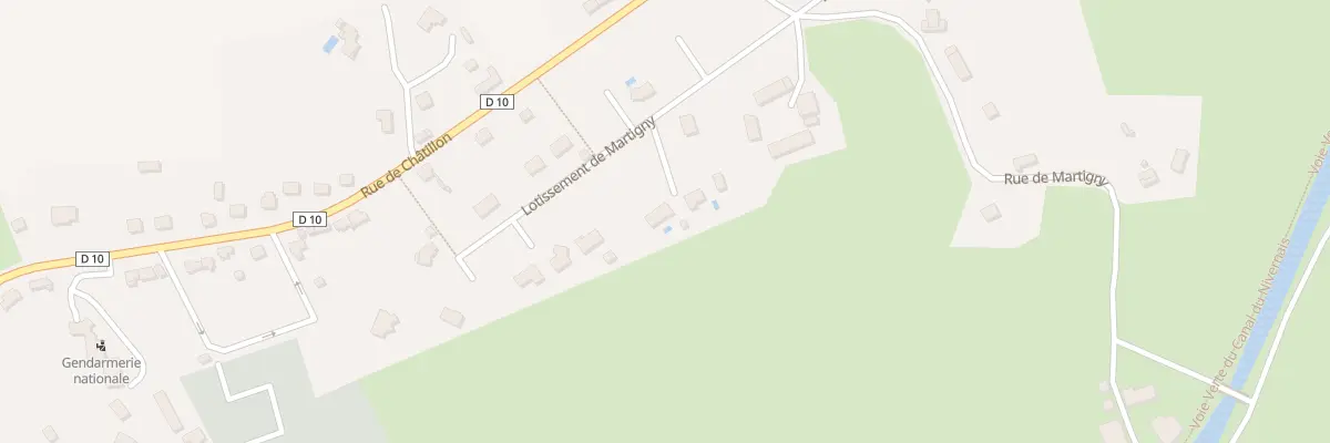 Plan du 8 Lotissement de Martigny à Cercy-la-Tour