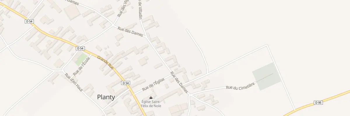Plan du 26 Rue des Dames à Planty