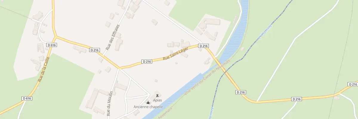Plan du 3 Rue Saint Léger à Marigny-sur-Yonne