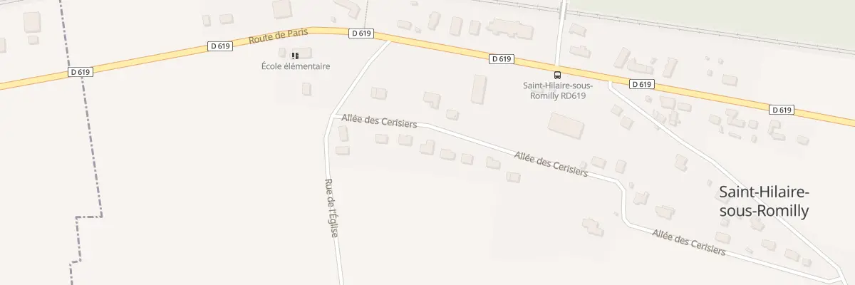 Plan du 7 All des Cerisiers à Saint-Hilaire-sous-Romilly